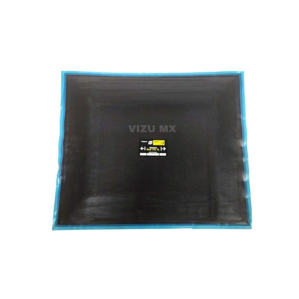 Parche radial Rema Tip Top RAD 175 TL Premium con su caja de cartón y refuerzo textil visible