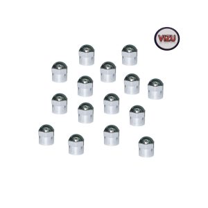 Bolsa de Tapon Cromado Hexagonal 100 pzas