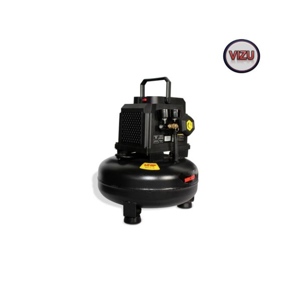 Compresor libre de aceite 1/2 HP tanque 12 L tipo hamburguesa