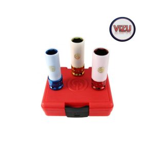 Juego Dados de Impacto 1/2 Para Rin Aluminio 17,19, 21mm CP 3pzas