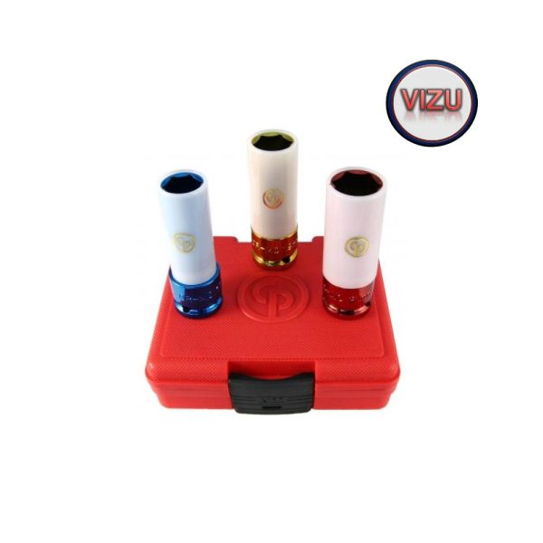 Juego Dados de Impacto 1/2 Para Rin Aluminio 17,19, 21mm CP 3pzas
