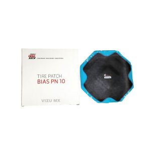 Parche convencional Rema Tip Top PN 10 apilado junto a su caja blanca con logo y texto en rojo